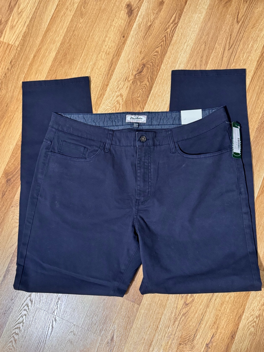 Flag &‎ Anthem Oakland Slim Pants Mens 40x 34** Navy Stretch Casual 5 Pocket New